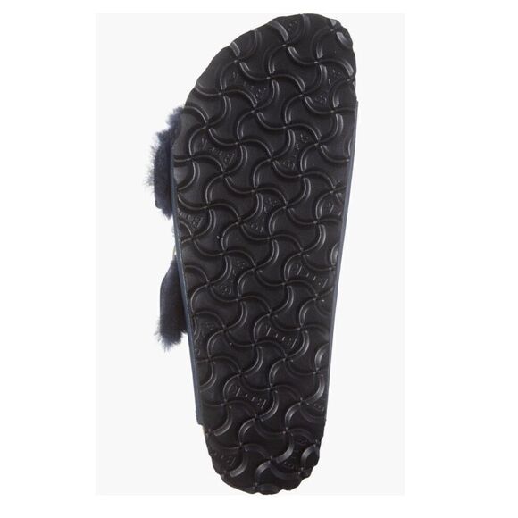 Birkenstock | Arizona Big Buckle Genuine Shearling Lined Sandals - Picture 5 of 9